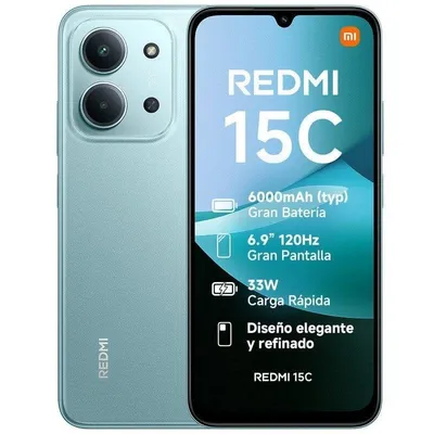 Xiaomi REDMI 15C 4G 4GB 256GB 6.9" Mint Grün