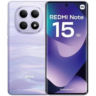 Xiaomi REDMI Note 15 5G 8GB 256GB 6.77" Lila