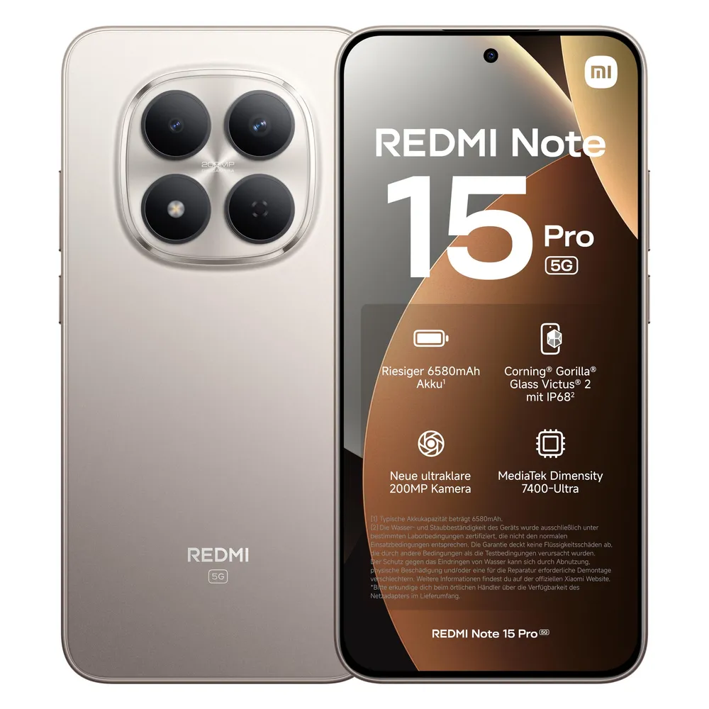 Xiaomi Redmi Note 15 Pro 256GB Gold 5G