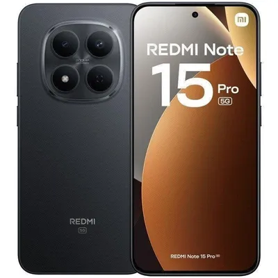 Xiaomi REDMI Note 15 Pro 5G 12GB 512GB 6.83" Schwarz