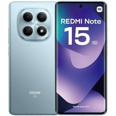 Xiaomi REDMI Note 15 5G 12GB 512GB 6.77" Blau Glaciar