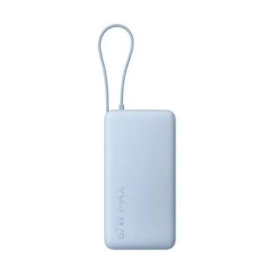 Powerbank Xiaomi 67W 20000mAh Ice Blue integriertes Kabel Schnellladung