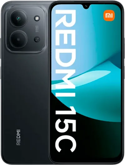 Redmi 15C 4G 4GB+128GB Midnight Black Smartphone