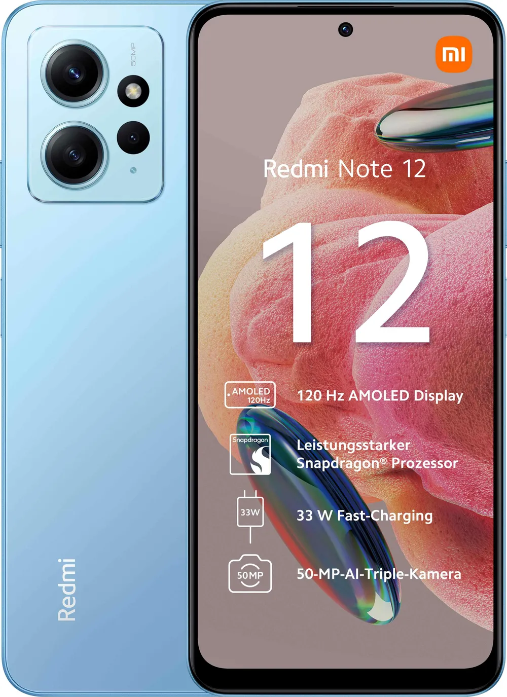 Redmi Note 12 4GB + 128GB Ice Blue