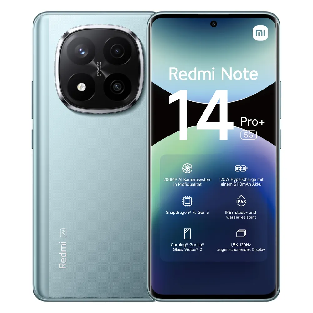 Redmi Note 14 Pro+ 5G 8GB + 256GB Frost Blue Smartphone
