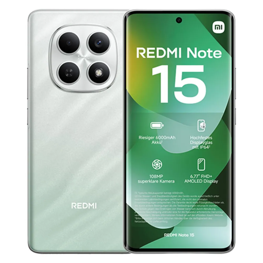 Redmi Note 15 4G 6GB + 128GB Forest Green Smartphone