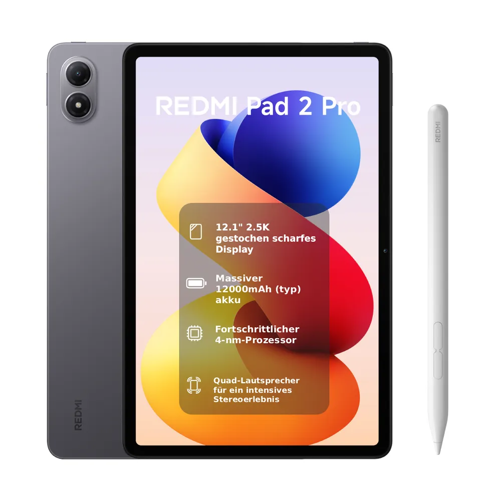 Redmi Pad 2 Pro 12,1 Zoll, 128 GB, Graphite Gray