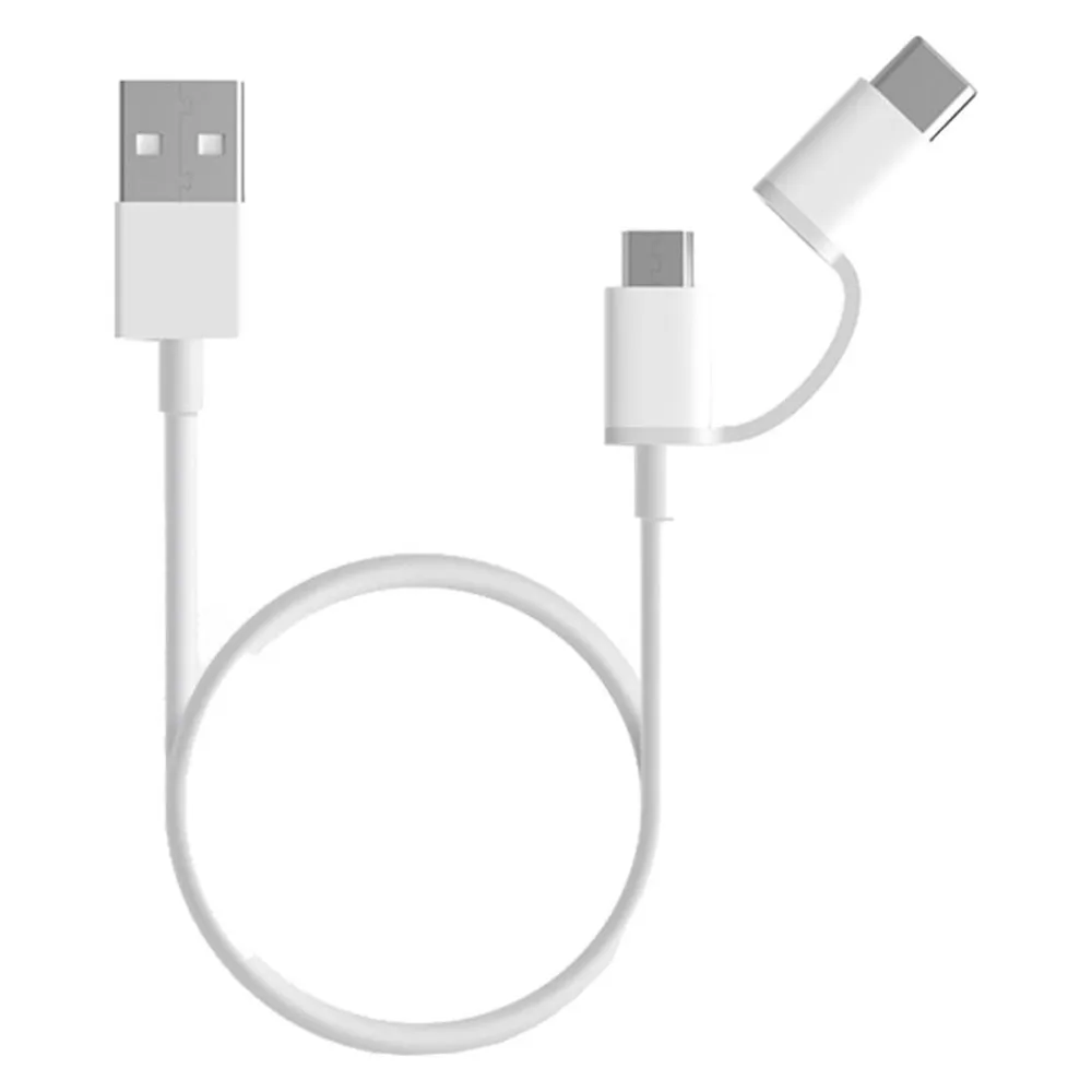 Xiaomi Kabel mit MicroUSB auf USB-C Adapter 30cm