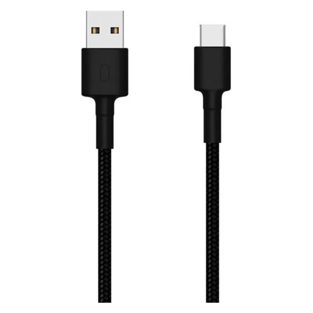 Xiaomi SJV4109GL USB 2.0 auf USB-C Kabel Stecker/Stecker 1m Schwarz