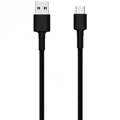 Xiaomi SJV4109GL USB 2.0 auf USB-C Kabel Stecker/Stecker 1m Schwarz