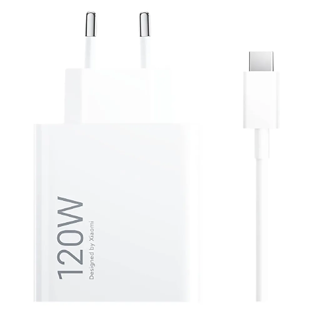 Xiaomi 120W Lade-Kombi-USB-A-Ladegerät Weiß
