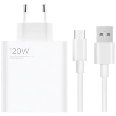 Xiaomi 120W Lade-Kombi-USB-A-Ladegerät Weiß