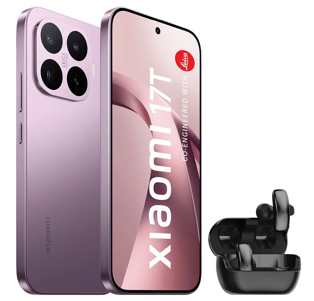 Xiaomi 17T 12+256GB Smartphone & Bluetooth Kopfhörer Handy (50 MP Kamera)