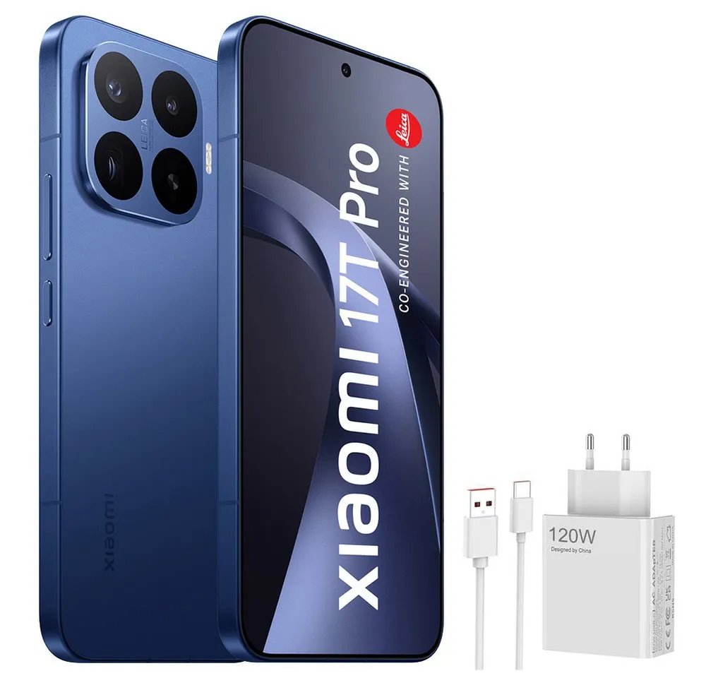 Xiaomi 17T Pro 12+512GB Smartphone & 120W HyperCharge Handy (50 MP Kamera)