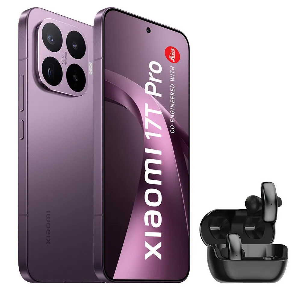 Xiaomi 17T Pro 12+512GB Smartphone & Bluetooth Kopfhörer Handy (50 MP Kamera)