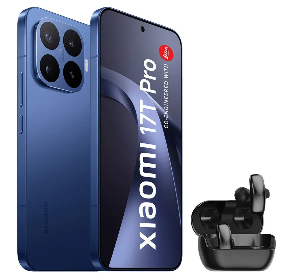 Xiaomi 17T Pro 12+512GB Smartphone & Bluetooth Kopfhörer Handy (50 MP Kamera)