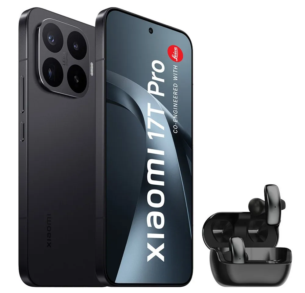 Xiaomi 17T Pro 12+512GB Smartphone & Bluetooth Kopfhörer Handy (50 MP Kamera)