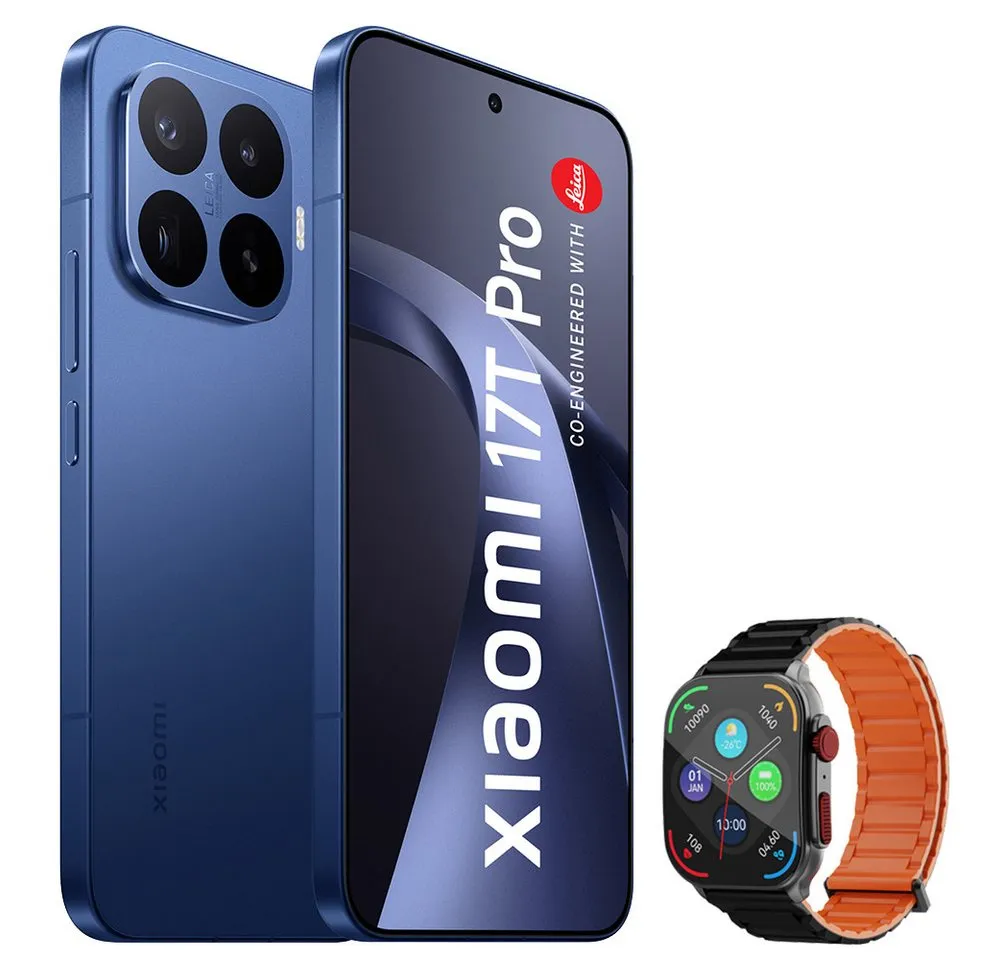Xiaomi 17T Pro 12+512GB Smartphone & Smartwatch Handy (50 MP Kamera)