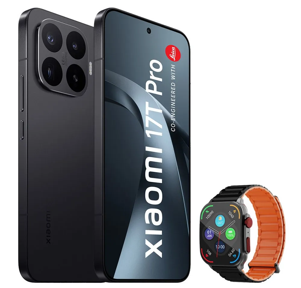 Xiaomi 17T Pro 12+512GB Smartphone & Smartwatch Handy (50 MP Kamera)