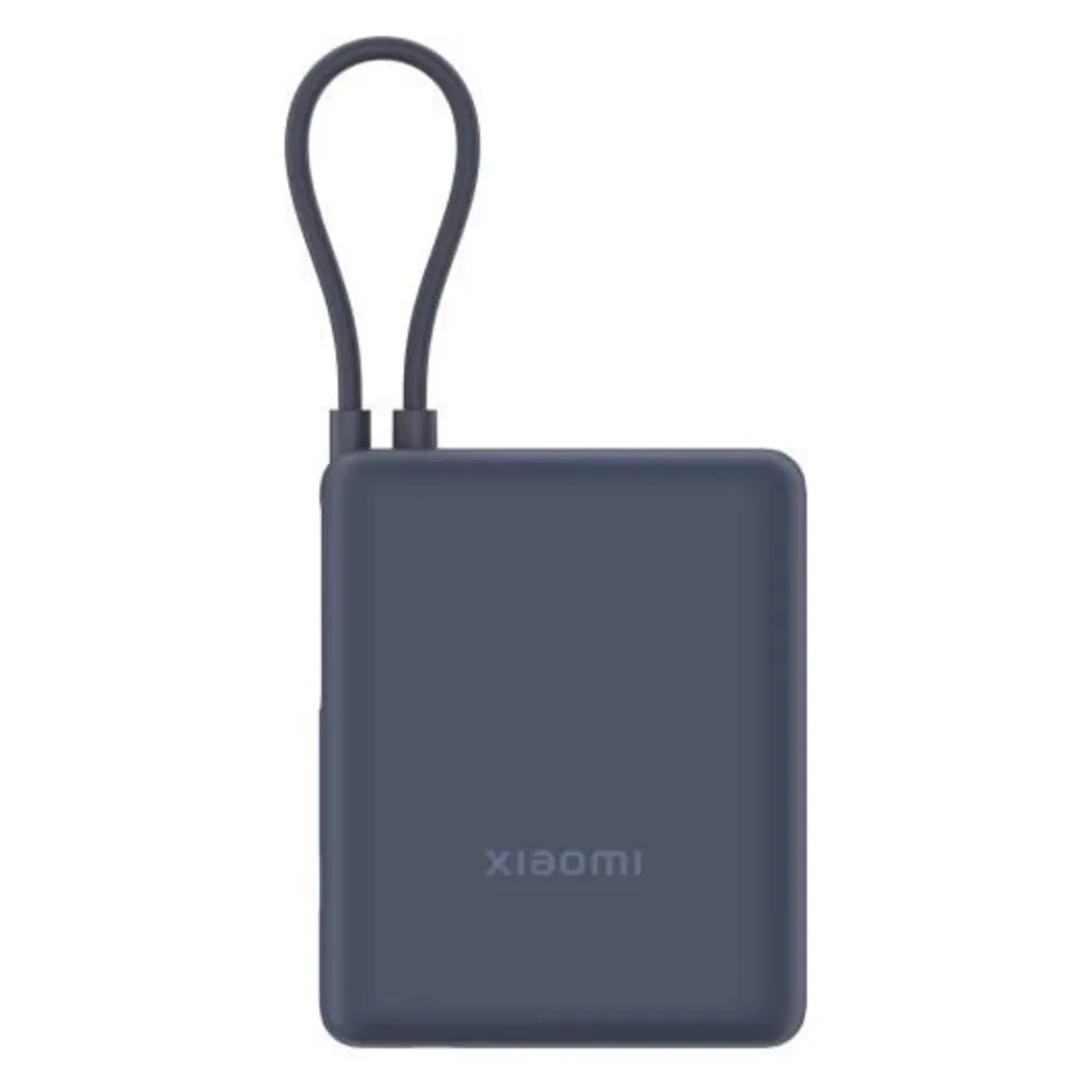 Xiaomi 33W Power Bank 10000mAh mit integriertem USB-C-Kabel Blau