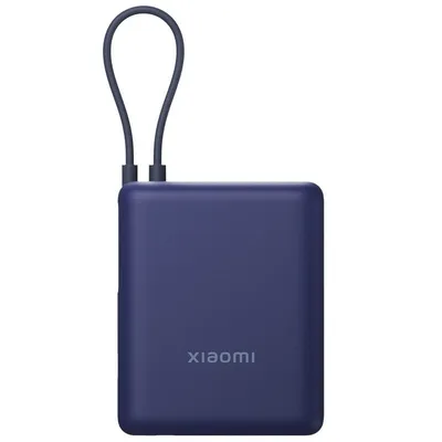 Xiaomi 33W Power Bank 10000mAh mit integriertem USB-C-Kabel Blau