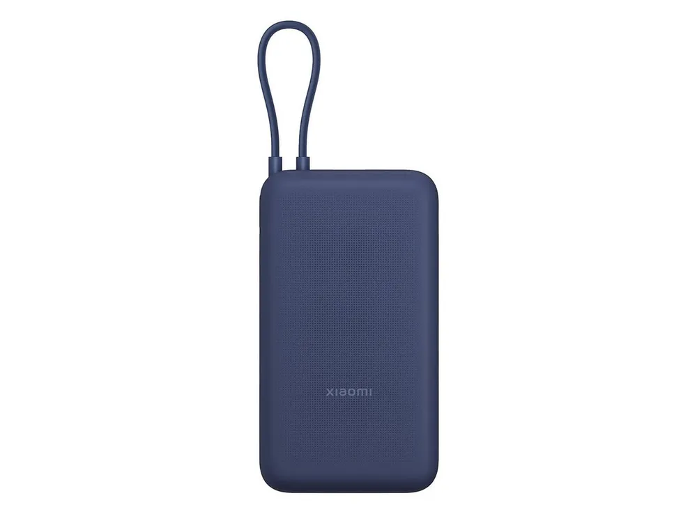 Xiaomi 33W Power Bank 20000mAh (Integrated Cable) Powerbank (11, 5 V), Niedrigstrom-Modus (Low-Current), Flugzeugtauglich