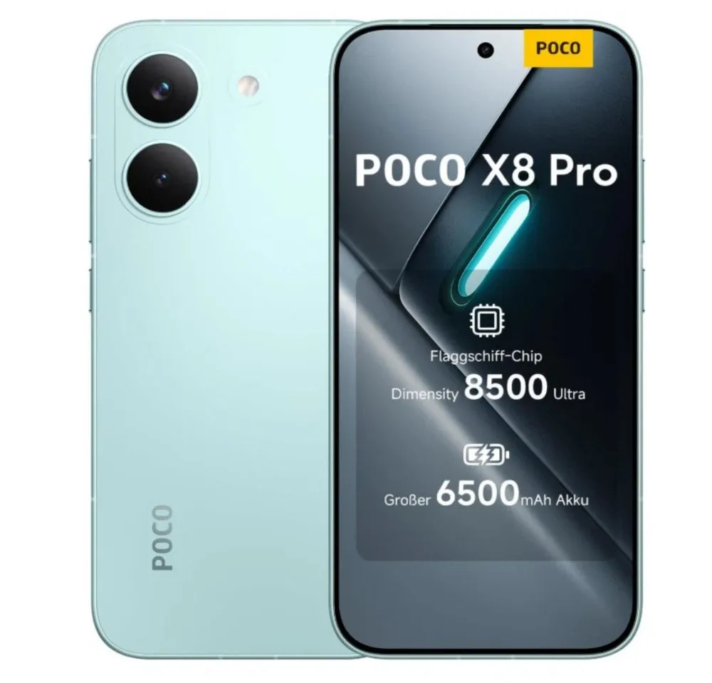 Xiaomi POCO X8 Pro 12GB 512GB Smartphone (6.59 Zoll, 512 GB Speicherplatz, 50 MP Kamera)