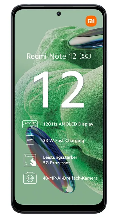 Xiaomi Redmi Note 12 5G Smartphone (128 GB Speicherplatz)