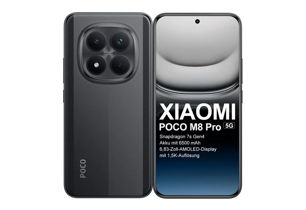 Xiaomi XIAOMI POCO M8 Pro 5G Smartphone (6.83 Zoll, 256 GB Speicherplatz)