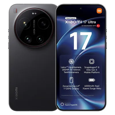 Xiaomi 17 Ultra 512GB Schwarz 5G