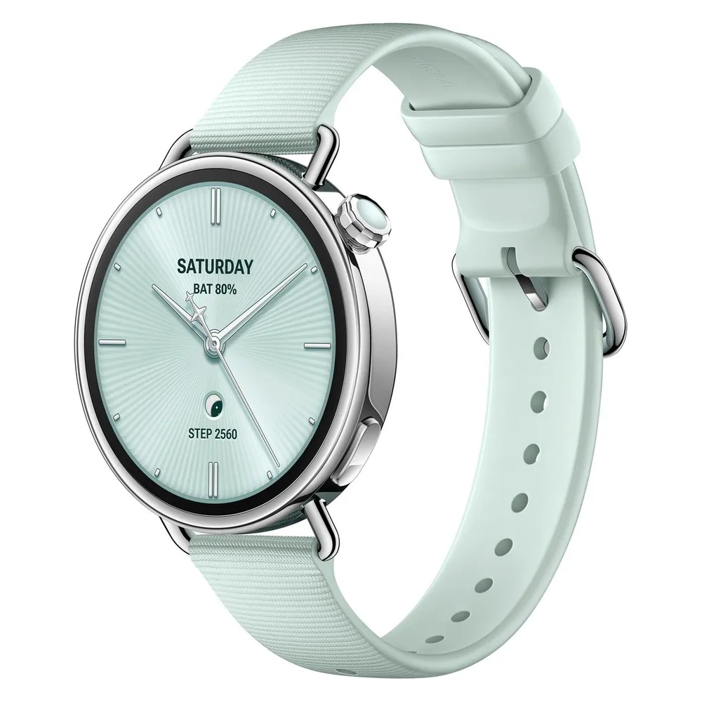 Smartwatch Xiaomi S4 1.32" AMOLED Mint Edelstahl Wasserdicht 50 m