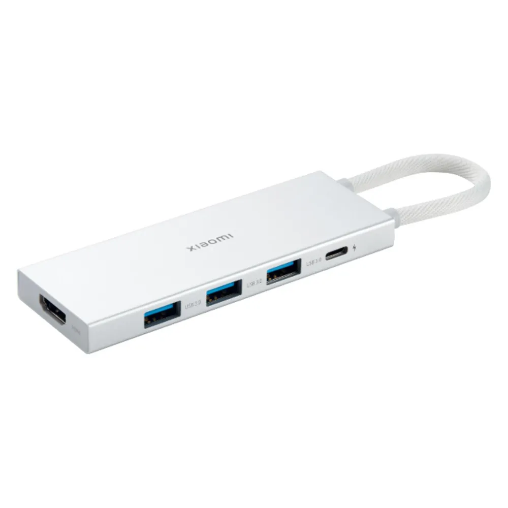 Hub Xiaomi 5 Ports USB 3.0 5 Gbps Typ-C HDMI XMDS05YM Weiß 4K PD100W