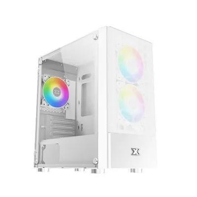 PC-Gehäuse Xigmatek EN47772 Oreo Arctic Weiß Glasfenster FRGB Mini Tower