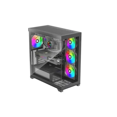 PC-Gehäuse Xilence XG171 Midi Tower ARGB Seitenfenster