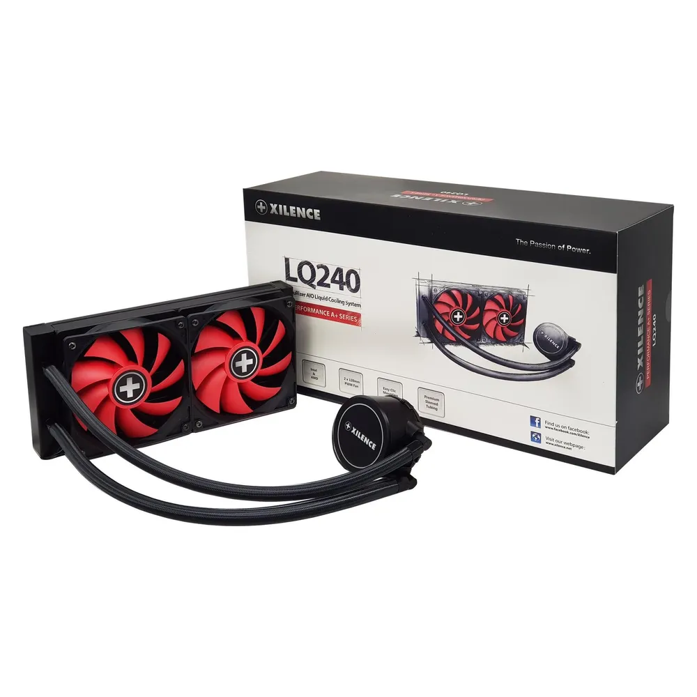 Flüssigkeitskühlung Xilence Performance A+ LiQuRizer LQ240 240mm 2 Lüfter LED