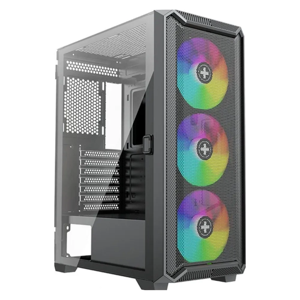 PC-Gehäuse Xilence XILENT BLADE II X613.ARGB Schwarz ATX