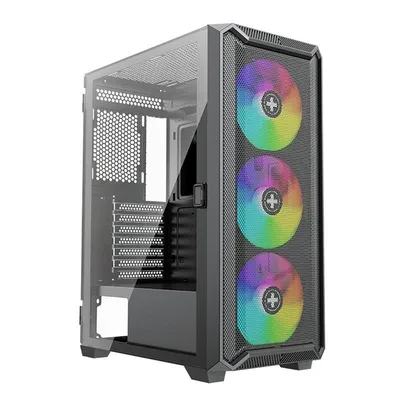 PC-Gehäuse Xilence XILENT BLADE II X613.ARGB Schwarz ATX