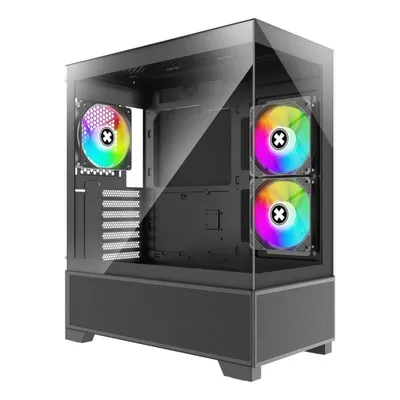 PC-Gehäuse Xilence Beam Midi Tower ATX Gehärtetes Glas RGB