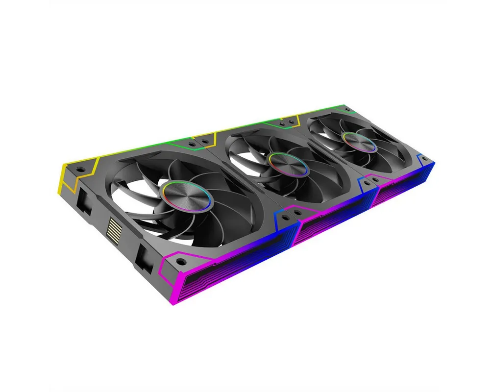 Xilence Gehäuselüfter Gaming Series XF073 ARGB Lüfter 3er Pack, XPF360R.ARGB Reverse Fan Design, XF073