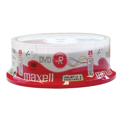 DVD-R Xlayer MAX-DMR47S2P 4,7 GB 16x bedruckbar 25 Stück