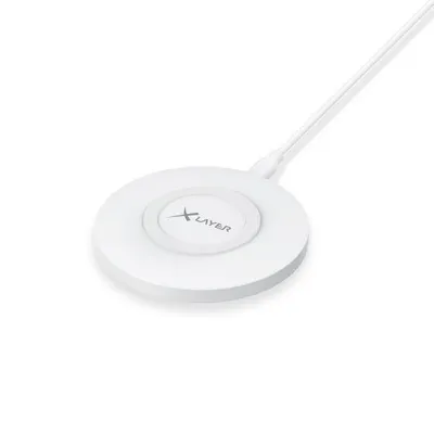 Ladestation Wireless Charging Pad Basic 10W Qi-zertifiziert, weiß
