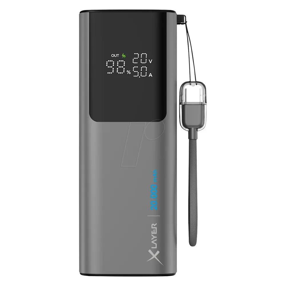 Powerbank HyperCharge 20.000 mAh 165W Black
