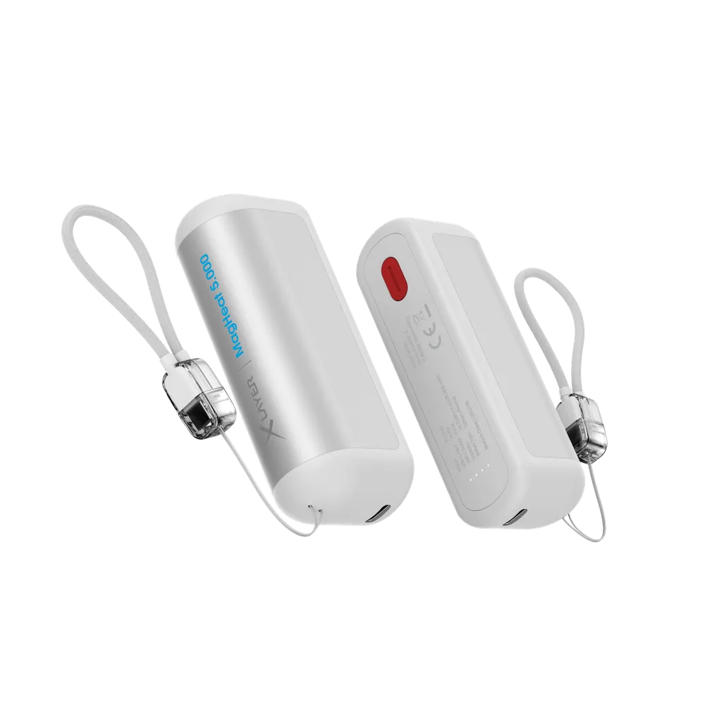 Powerbank Plus + Handwärmer Duo 2x 5000mAh, Weiß