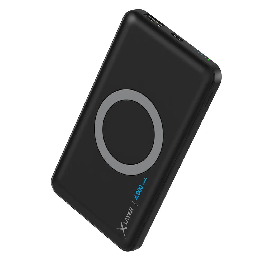 Powerbank Wireless Charger 4000mAh schwarz