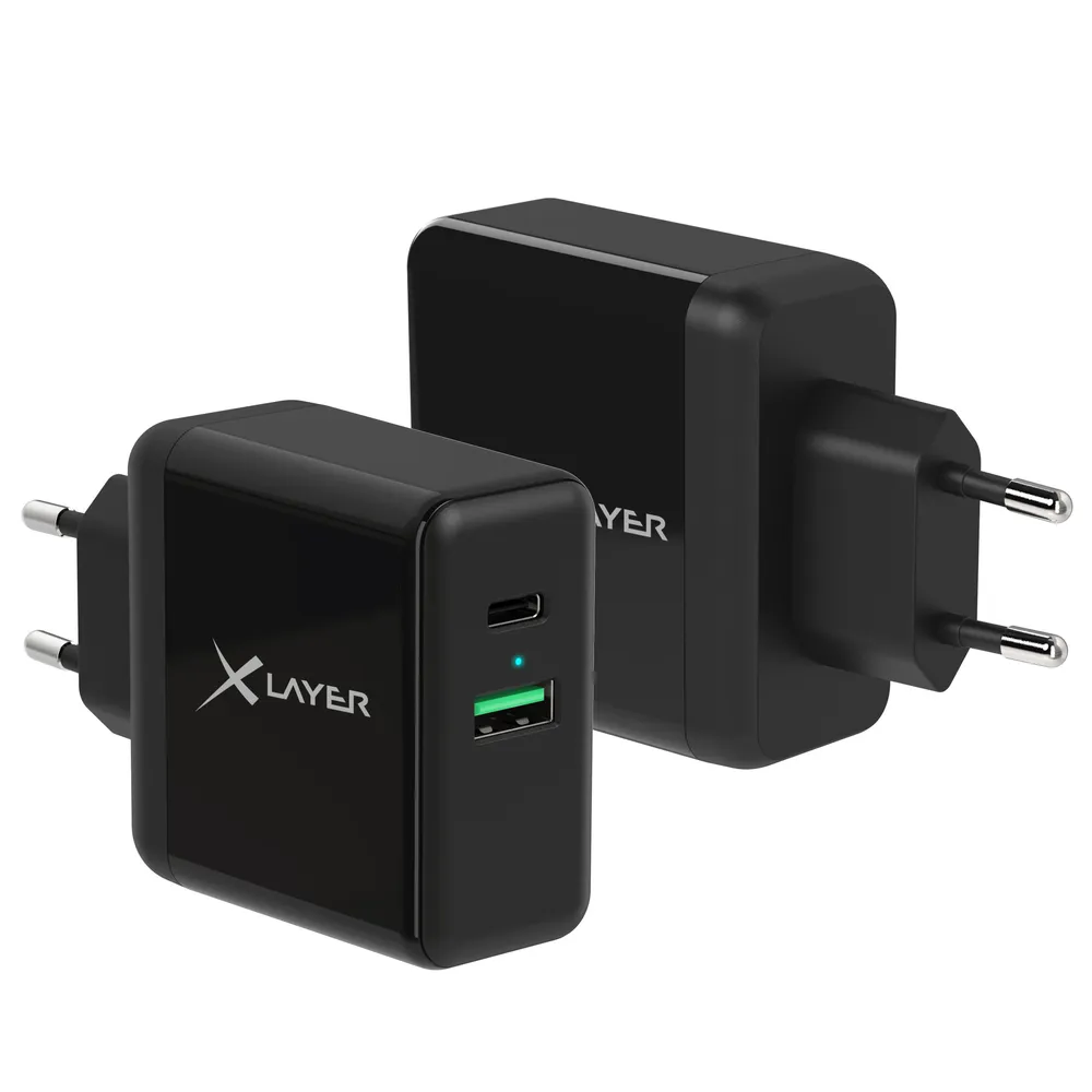 USB QC3.0 + 5V/2.4A Netzteil Black (217074)