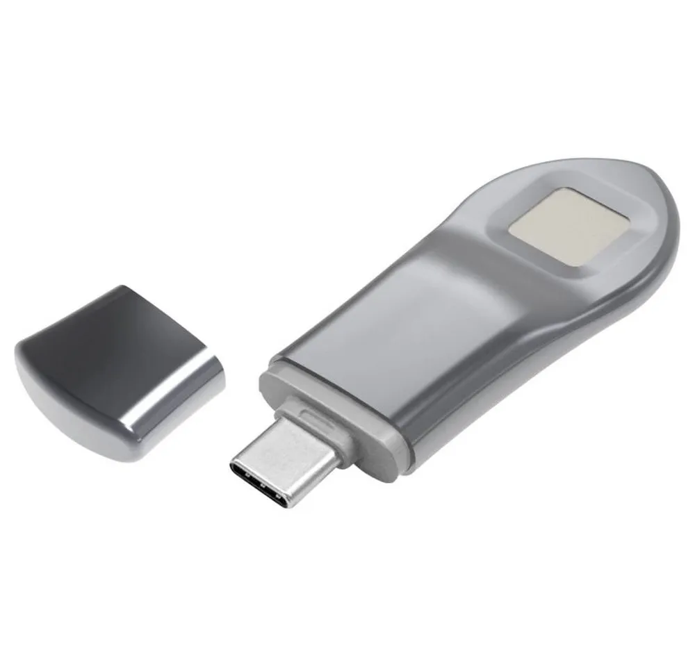 XLYNE USB 3.2 Stick X-GUARD Fingerprint 32 GB 7932032 USB-Stick (Fingerabdruckscanner)