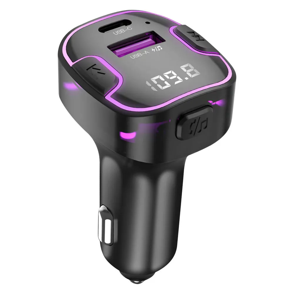 xO transmiter FM BCC12 Bluetooth MP3 Autoladegerät 3,1A schwarz