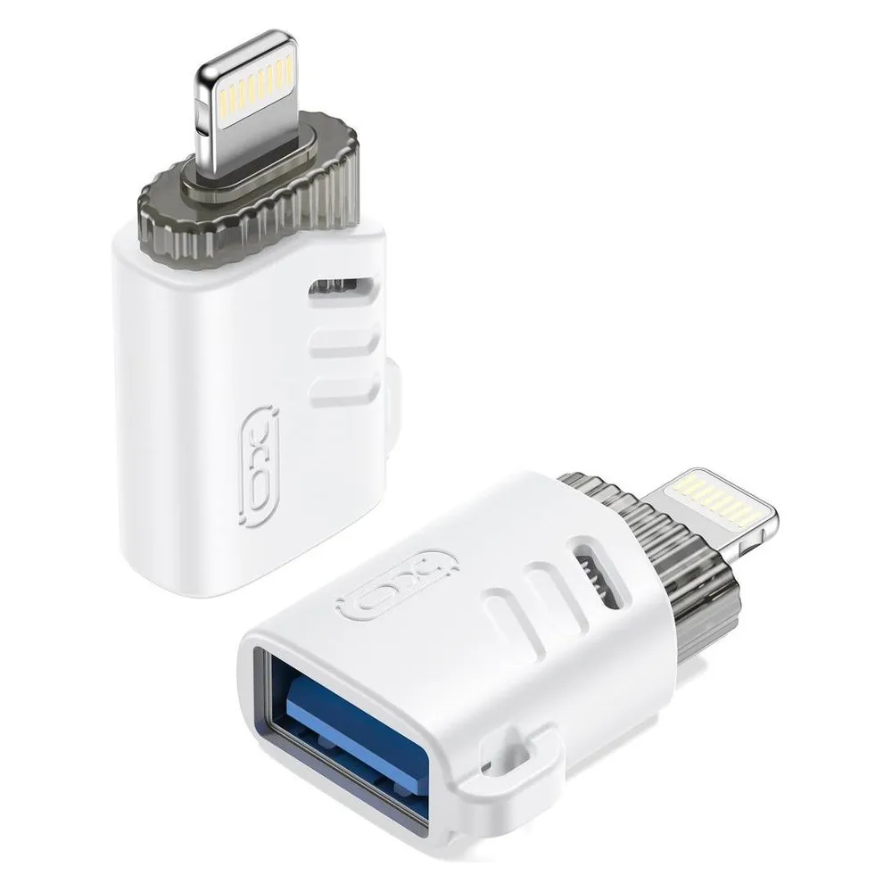 xO Adapter NB256A OTG USB - Lightning weiss
