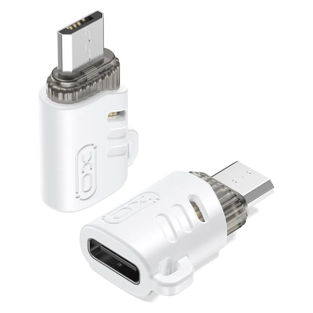 xO Adapter NB256H USB-C - microUSB weiss