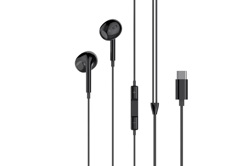 XO Kabelgebundene In-Ear-Kopfhörer 1,2m in Schwarz In-Ear-Kopfhörer